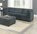 Living Room Furniture Grey Chenille Modular Sofa Set 6Pc Set Sofa Loveseat Modern Couch 4X Corner Wedge 1X Armless Chairs And 1X Ottoman Plywood Grey Chenille Wood Primary Living Space Cushion Back Contemporary,Modern Modular Chenille 6 Seat