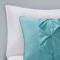Boho Comforter Set With Bed Sheets Full Aqua Polyester