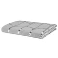 Metallic Printed Duvet Cover Set Grey Silver Polyester