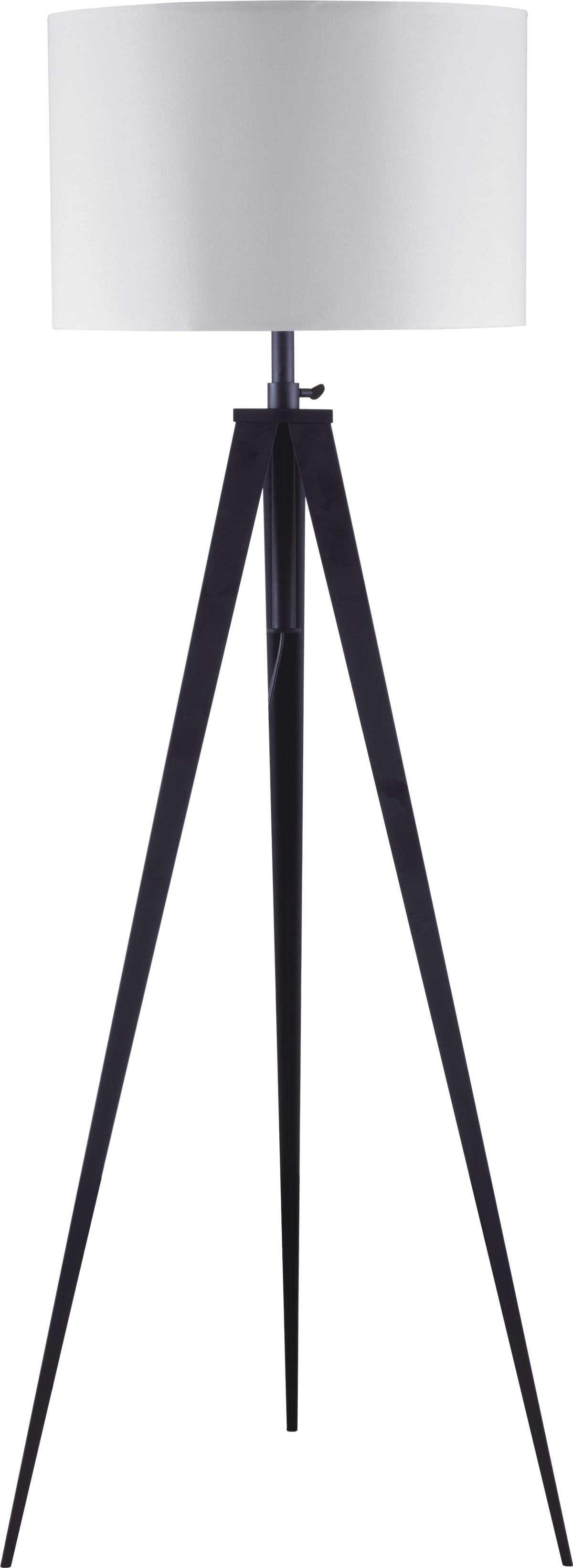 65" Crossed Tripod Floor Lamp 2.67 9.9 Black Metal
