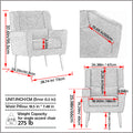 Modern Accent Chair Upholstered Foam Filled Living Room Chairs Comfy Reading Chair Mid Century Modern Chair With Chenille Fabric Lounge Arm Chairs Armchair For Living Room Bedroom Beige Beige Light Brown Primary Living Space Modern Rubberwood Foam