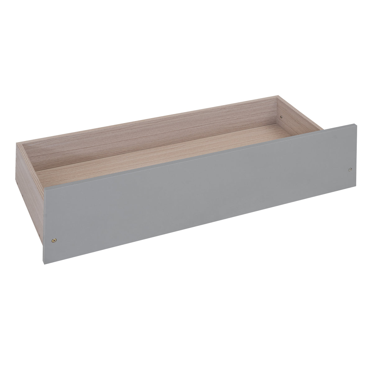 Full Size Wooden House Bed With Two Drawers,Gray Box Spring Not Required Full Gray Wood Gray Bedroom Pine Bed Frame Wood