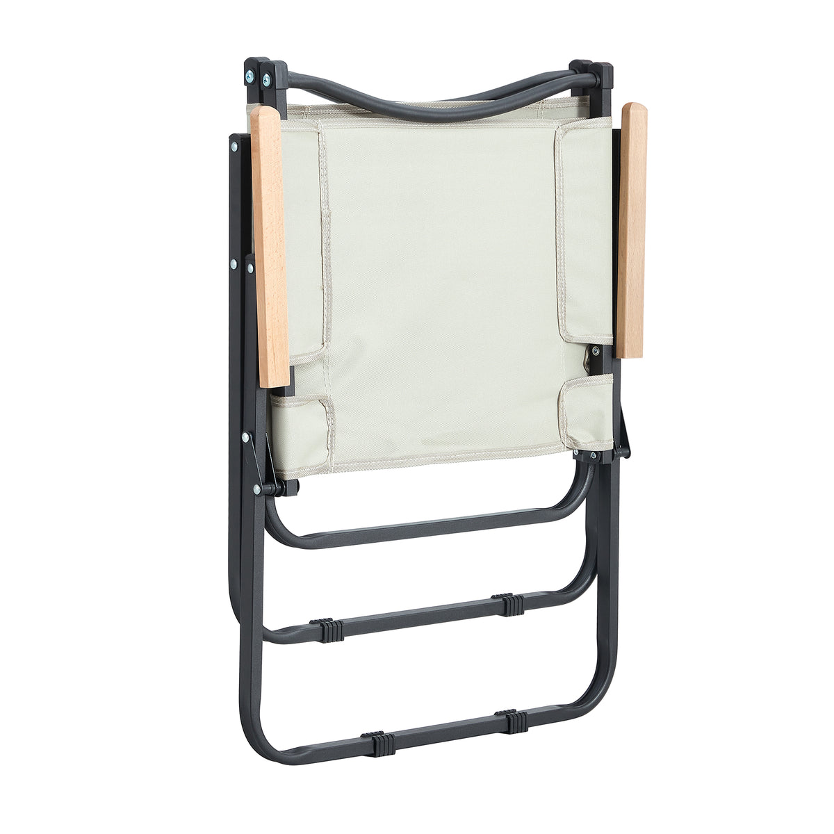 2 Piece Folding Outdoor Chair For Indoor, Outdoor Camping, Picnics, Beach,Backyard, Bbq, Party, Patio, Beige Beige Garden & Outdoor Modern Oxford Fabric