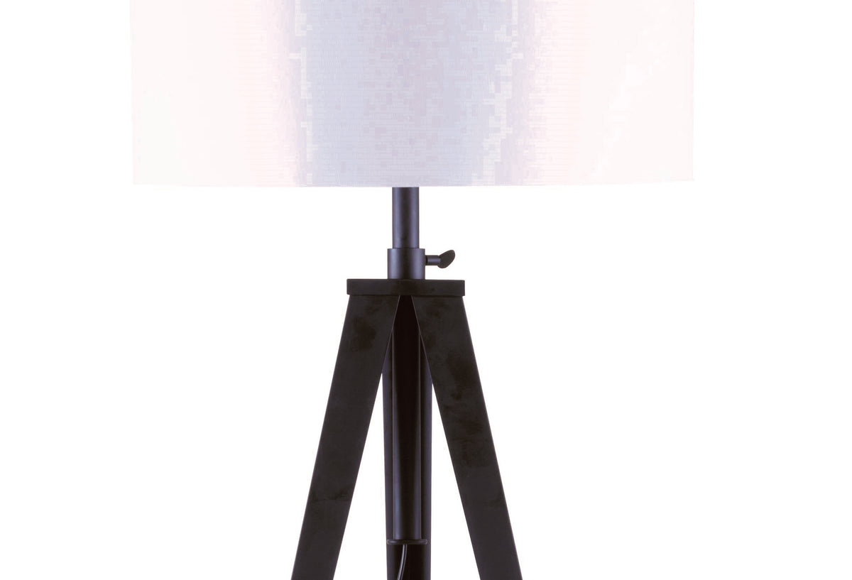 65" Crossed Tripod Floor Lamp 2.67 9.9 Black Metal