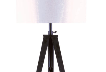 65" Crossed Tripod Floor Lamp 2.67 9.9 Black Metal