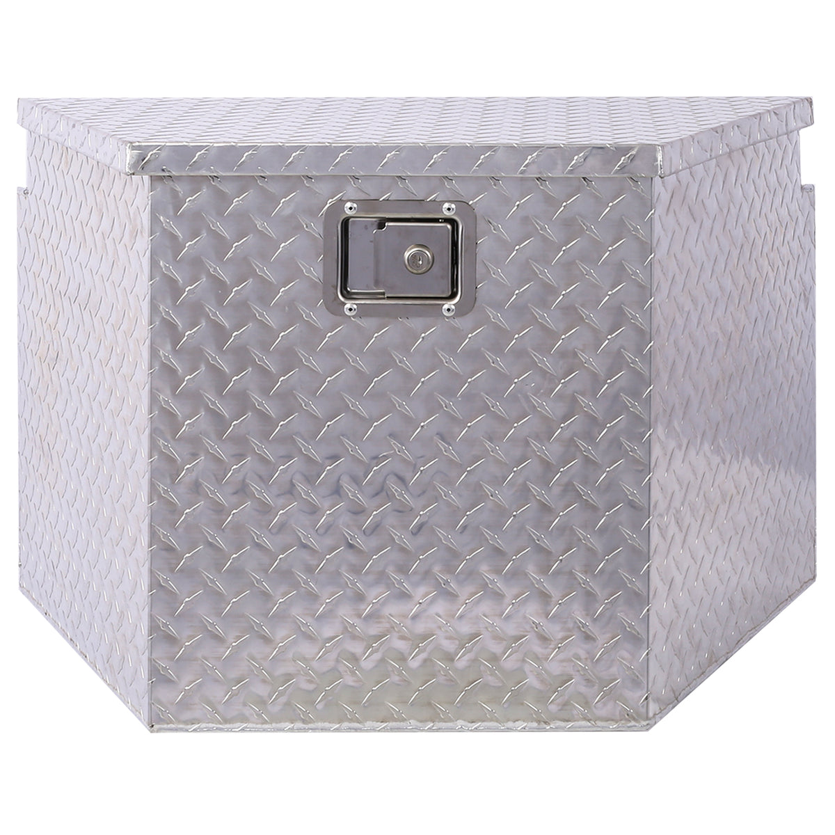 29Inch Aluminum Tool Box,Heavy Duty Truck Bed Tool Box,Outdoor Trailer Pickup Storage Tool Box,Rv Storage Organizer,Underbody Box W Lock Keys,Silver, 29X16.5X18.5Inch Silver Aluminum