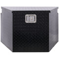 29Inch Aluminum Tool Box,Heavy Duty Truck Bed Tool Box,Outdoor Trailer Pickup Storage Tool Box,Rv Storage Organizer,Underbody Box W Lock Keys,Black 29X16.5X18.5Inch Black Aluminum