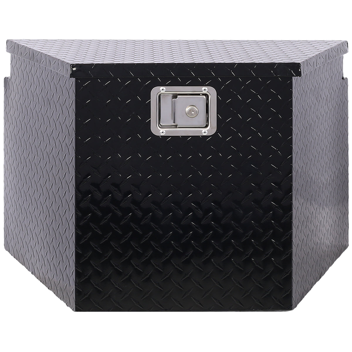 29Inch Aluminum Tool Box,Heavy Duty Truck Bed Tool Box,Outdoor Trailer Pickup Storage Tool Box,Rv Storage Organizer,Underbody Box W Lock Keys,Black 29X16.5X18.5Inch Black Aluminum