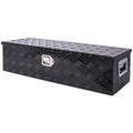 39Inch Aluminum Tool Box,Heavy Duty Truck Bed Tool Box,Outdoor Trailer Pickup Storage Tool Box,Rv Storage Organizer,Underbody Box W Lock Keys,Black 39X13X10Inch Black Aluminum