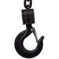 Chain Hoist 2200Lbs 1T Capacity 10Ft With 2 Heavy Duty Hooks,Manual Chain Hoist Steel Construction,Black Black Steel