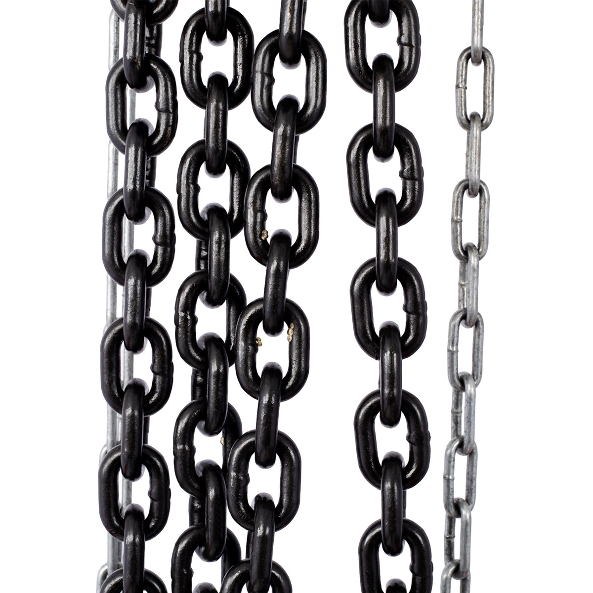 Chain Hoist 11000Lbs 5T Capacity 10Ft With 2 Heavy Duty Hooks,Manual Chain Hoist Steel Construction,Black Black Steel