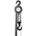 Chain Hoist 6600Lbs 3T Capacity 10Ft With 2 Heavy Duty Hooks,Manual Chain Hoist Steel Construction,Black Black Steel