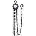 Chain Hoist 2200Lbs 1T Capacity 10Ft With 2 Heavy Duty Hooks,Manual Chain Hoist Steel Construction,Black Black Steel