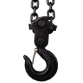 Chain Hoist 11000Lbs 5T Capacity 10Ft With 2 Heavy Duty Hooks,Manual Chain Hoist Steel Construction,Black Black Steel