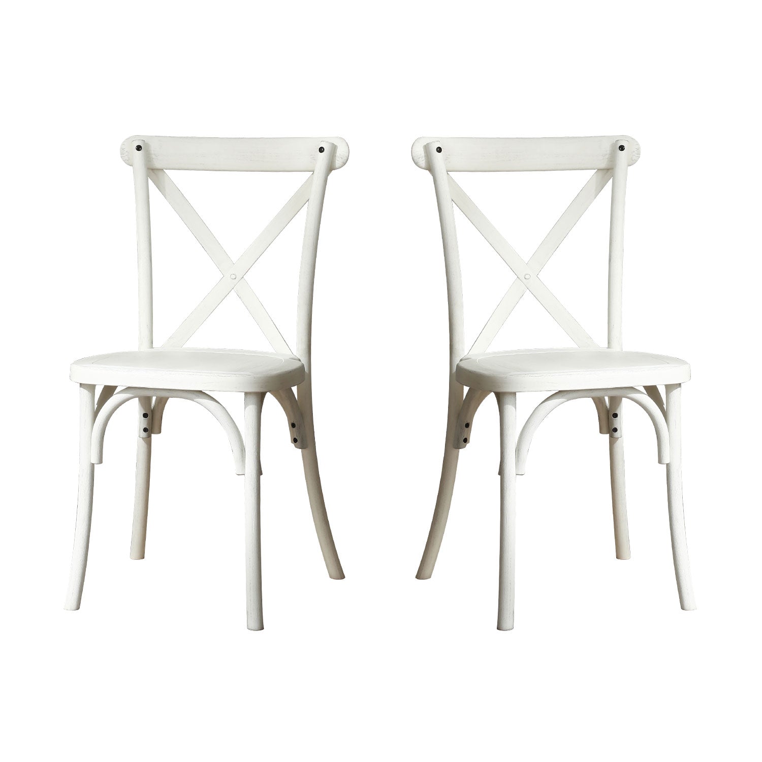2 Pack Resin X Back Chair, Dining Chair Furniture 2 Pack, Modern Farmhouse Cross Back Chair For Kitchen,Lime Wash Lime White Resin