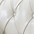 1 Seater Sofa For Living Room White Pu