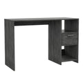 Covington 2 Shelf 1 Drawer Writing Desk Smokey Oak Brown Engineered Wood