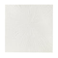 Hand Painted Dimensional Resin Wall Art White Mdf