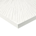 Hand Painted Dimensional Resin Wall Art White Mdf