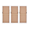 Gold Foil Abstract 3 Piece Canvas Wall Art Set Blush Mdf