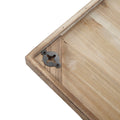 Two Tone Geometric 3 Piece Wood Wall Decor Set Natural Wood