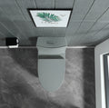 1.1 1.60 Gpf Dual Flush One Piece Toilet, Water Saving Elongated Comfort Height Floor Mounted, Soft Close 1000 Gram Map Flushing Score Toilet, Light Grey 23T01 Lg Light Grey Ceramic