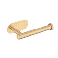 Toilet Paper Holder Self Adhesive, Stainless Steel Rustproof Adhesive Toilet Roll Holder No Drilling Brushed Gold Stainless Steel