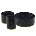 15.75Inch Round Sidetable For Living Room Fully Assembled Black Black Mdf