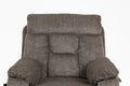 Old Age Electric Lift Chair, Flat High Density Foam Electric Sofa, With Heating And Massage Functions, Can Tilt To 180 Degrees, 2 Pocket Cup Holders, 2 Remote Controls, Dual Okin Motors Dark Brown Cotton Chenille