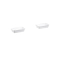 96*23*21In Wall Hung Doulble Sink Bath Vanity Cabinet Only In Bathroom Vanities Without Tops White Abs Steel Q235 Wood Pvc