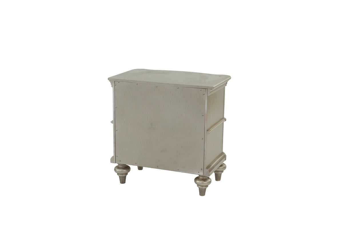 Nightstand In Champagne Champagne Wood
