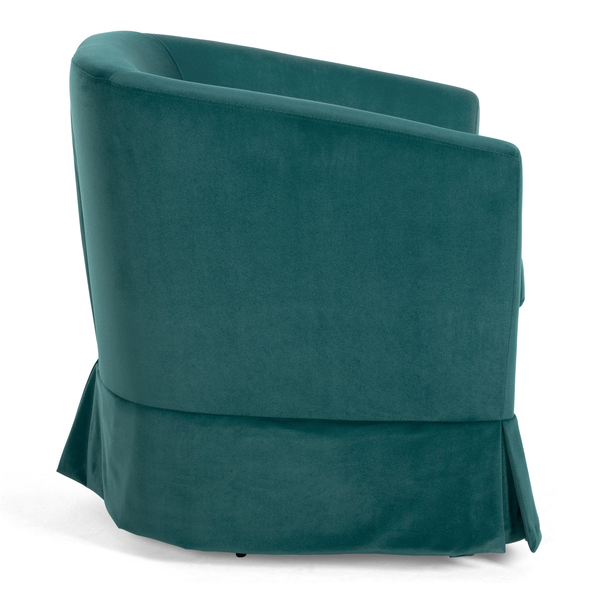 27.36" Wide Swivel Chair Green Polyester