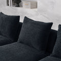 Left Chaise For Modluar Sofa Black Foam