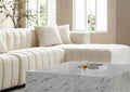 L Shape Sectional Sofa With Deep Tufted Velvet Upholstered Right Chaise Modular Sofa Beige Beige Fabric