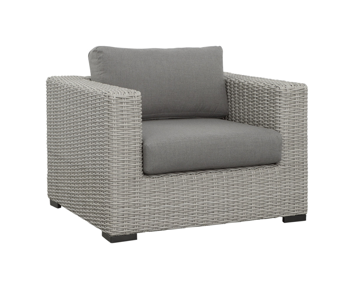 Outdoor Lounge Chair Chic Design, High Quality Materials Deep Cushions, Removable For Easy Storage Relaxation In Style And Comfort Light Gray Wicker