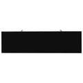 Modern Elegant 4 Door Sideboard Gold Metal Handle Buffet Cabinet For Dining Room, Living Room, Bedroom, Hallway Black Black Particle Board