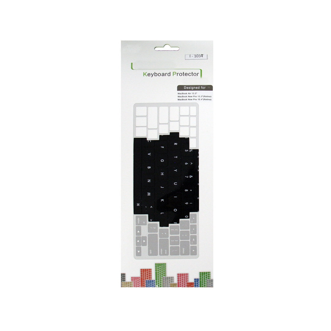 13.3 Air 13.3 15.4 Retina Keyboard Protector Black Black Plastic