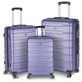 Luggage Suitcase 3 Piece Sets Hardside Carry On Luggage With Spinner Wheels 20