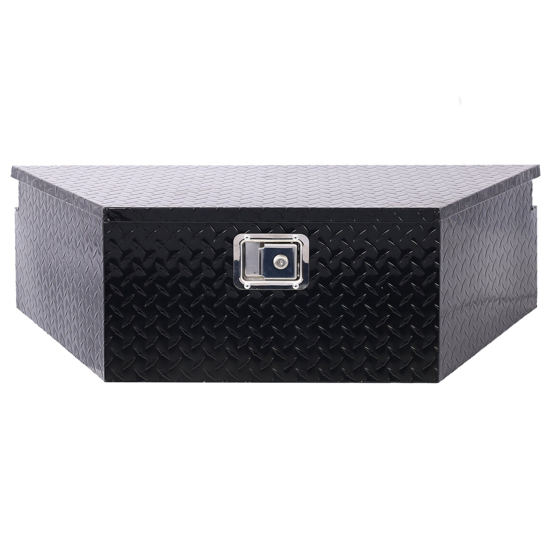 39Inch Aluminum Tool Box,Heavy Duty Truck Bed Tool Box,Outdoor Trailer Pickup Storage Tool Box,Rv Storage Organizer,Underbody Box W Lock Keys,Black 39X16.5X11.8Inch Black Aluminum