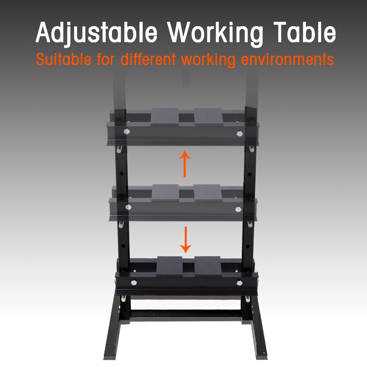 Hydraulic Shop Press ,12 Ton Capacityfloor Mount ,With Press Plates, H Frame Garage Floor Press, Adjustable Working Table Height,Black Black Steel