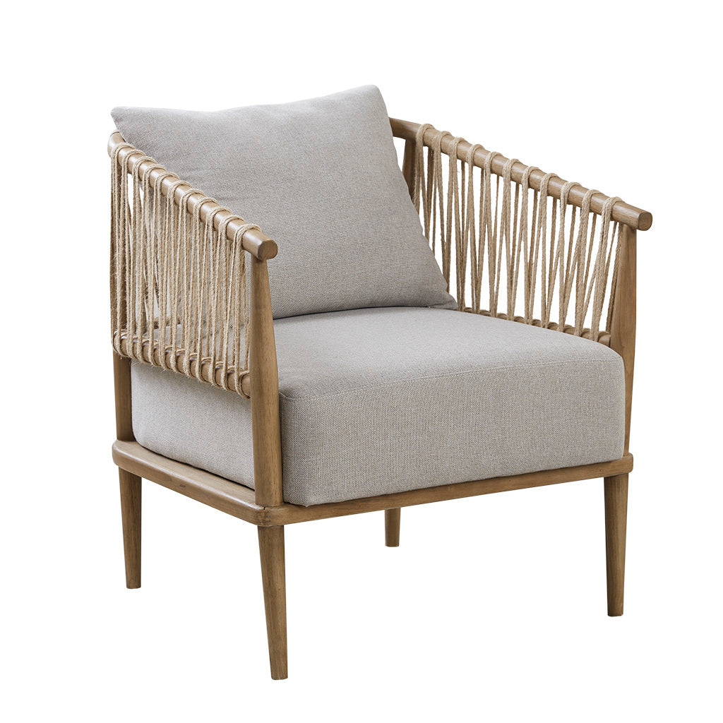 Accent Arm Chair Natural Wood