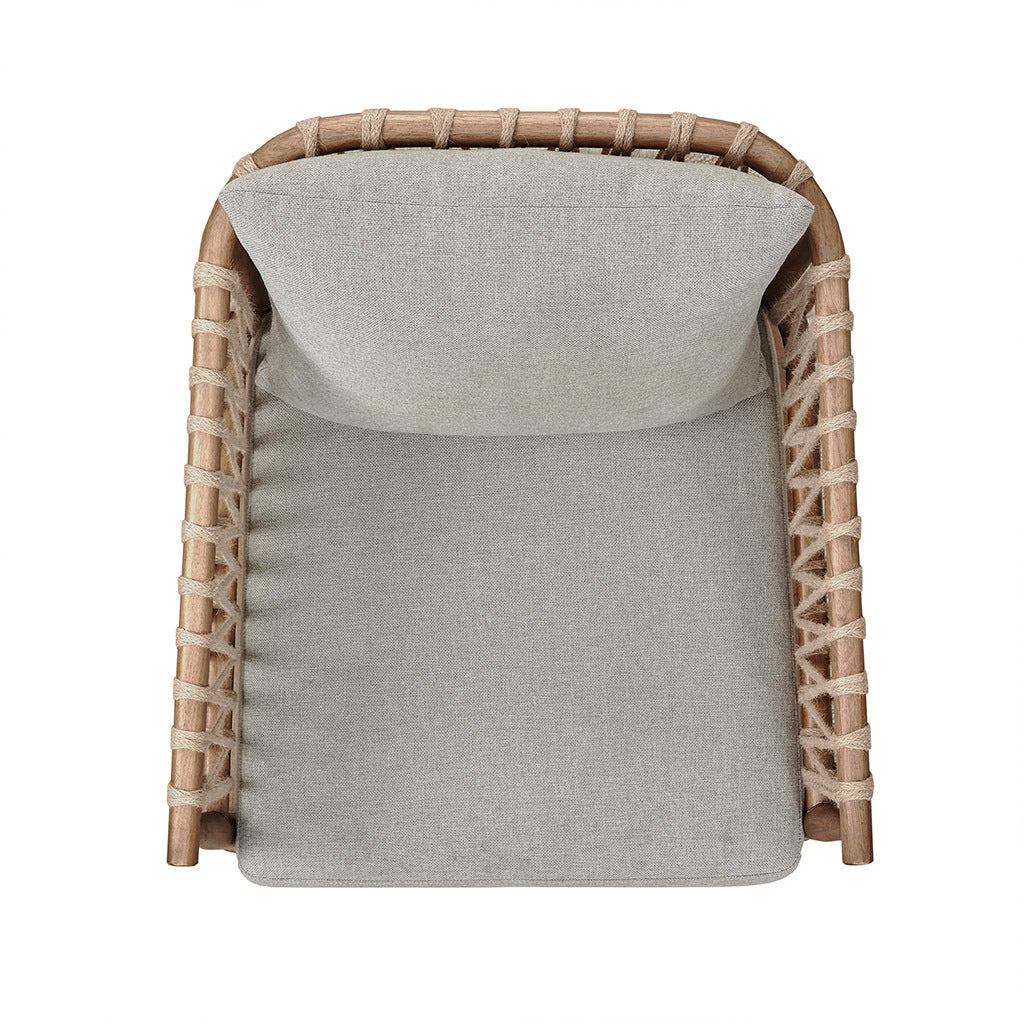 Accent Arm Chair Natural Wood