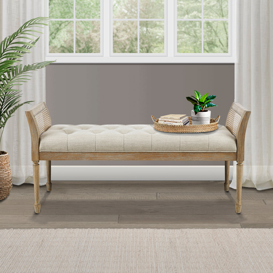 Accent Bench Natural Polyester
