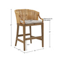 Handcrafted Rattan Counter Stool 25
