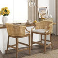 Handcrafted Rattan Counter Stool 25