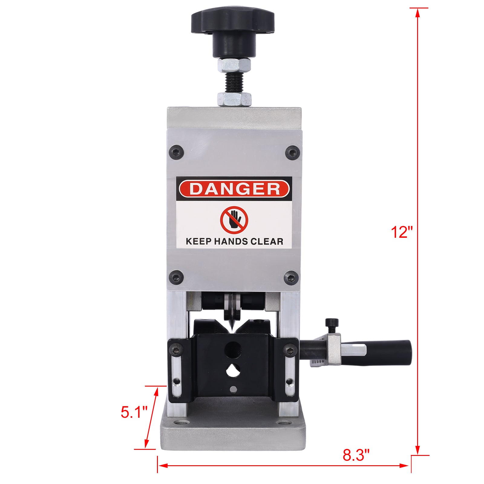 Manual Scrap Wire Stripping Machine, Drill Powered Copper Wire Peeler Machine, Scrap Cable Stripper For Wire Recycling, Compact & Portable Aluminum Alloy Construction, 0.06 0.98 Inch Silver Aluminium