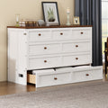 2 Pieces Wooden Bedroom Set Full Murphy Bed And Nightstand, White Walnut White Walnut Wood