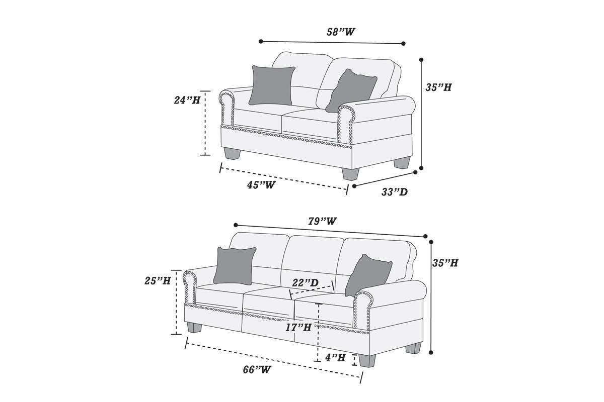 Espresso Faux Leather 2Pc Sofa Set Sofa And Loveseat Elegant Plush Contemporary Couch Living Room Furniture Espresso Espresso Faux Leather Wood Primary Living Space Cushion Back Classic,Contemporary,Modern Rolled Arms Foam Bonded Leather 5 Seat