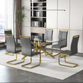 Large Modern Minimalist Rectangular Glass Dining Table For 6 8 With 0.39