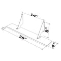 Air Wall Shelf Pink Wood